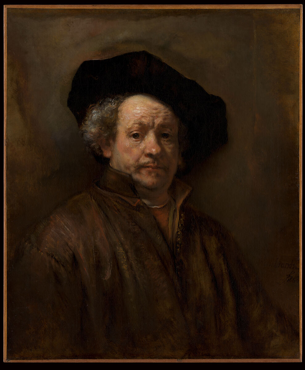 Self-Portrait, Rembrandt (Rembrandt van Rijn)  Dutch, Oil on canvas