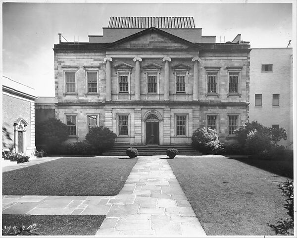 Facade of the Second Branch Bank of the United States, Martin Euclid Thompson  American, Marble, American