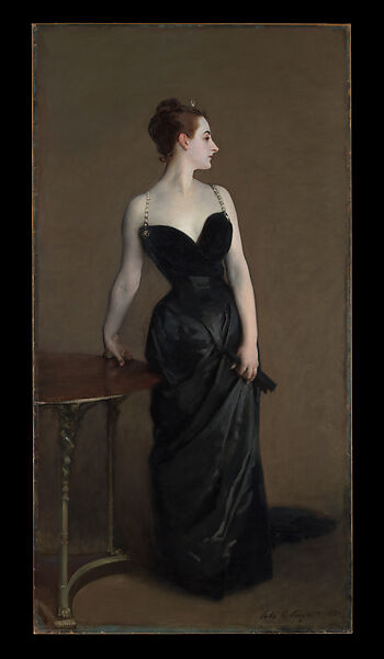 Madame X (Virginie Amélie Avegno Gautreau), John Singer Sargent  American, Oil on canvas, American